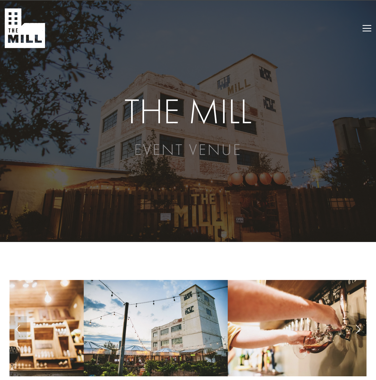 The Mill Abilene — web design by BlooStudio